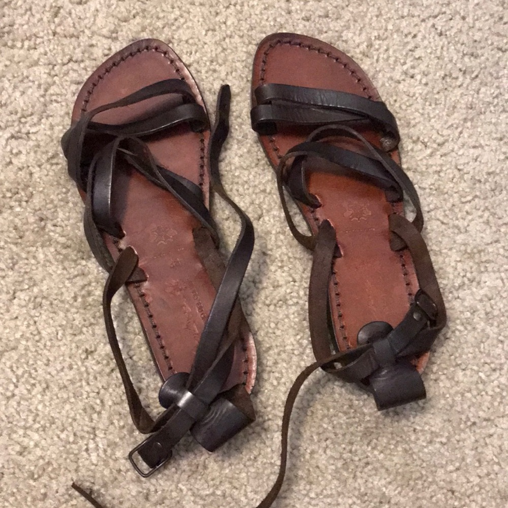 Genuine Leather Italian Sandals